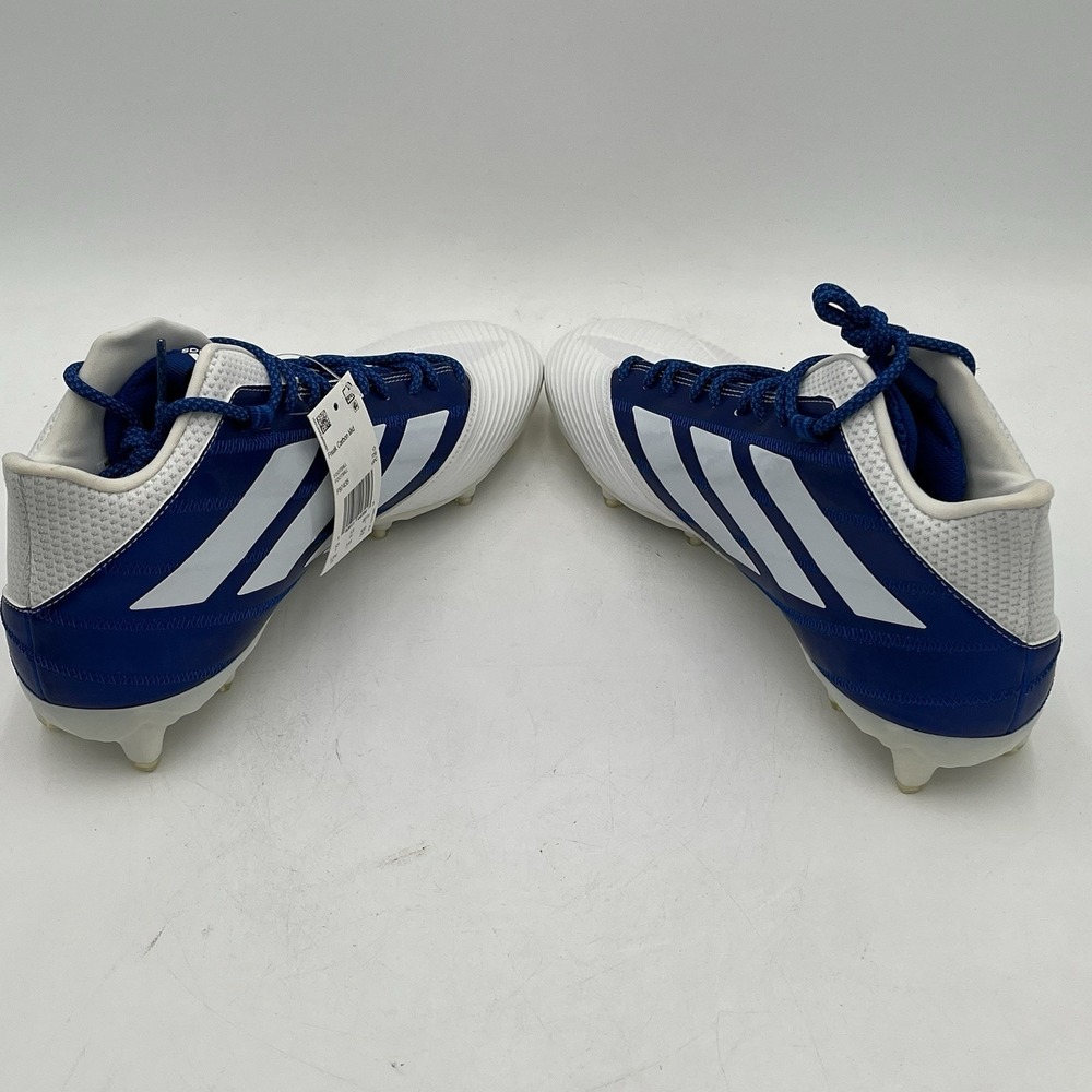 NEW! Adidas Freak X Carbon Mid Football Cleats - White/Blue - Size 13.5 - F97435 - Picture 6 of 13
